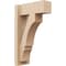 Ekena Millwork 5 1/2-in W x 12-in D x 20-in H Balboa Block Rough Cedar Woodgrain TimberThane Outlooker, Primed Tan OUTUR055X12X20BOA44RCPR - alternate 1